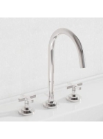 Kludi Nova Fonte Classic ECO háromlyukú mosdócsaptelep lefolyógarnitúrával króm 201430520