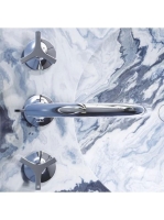 Kludi Nova Fonte Déco háromlyukú ECO mosdócsaptelep lefolyógarnitúrával króm 201430539