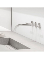 Kludi Nova Fonte Puristic komplett falra szerelhető mosdócsaptelep 240 mm kinyúlással króm 201460515