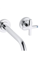 Kludi Nova Fonte Classic komplett falra szerelhető mosdócsaptelep 240 mm kinyúlással króm 201460520