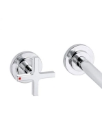 Kludi Nova Fonte Classic komplett falra szerelhető mosdócsaptelep 240 mm kinyúlással króm 201460520