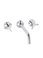 Kludi Nova Fonte Déco komplett falra szerelhető mosdócsaptelep 240 kinyúlással króm 201460539