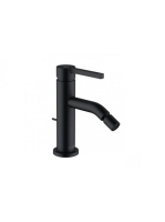 Kludi Nova Fonte Pura egykaros bidécsaptelep leeresztőszeleppel, matt fekete 202163915