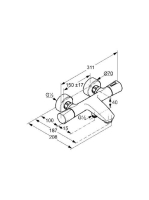 Kludi Zenta króm termosztátos kádtöltő-és zuhany csaptelep 351010538