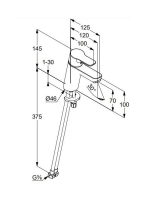 Kludi Pure&Easy egykaros mosdócsap 70 370280565