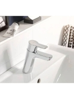 Kludi Pure&Easy egykaros mosdócsaptelep 70, automata lefolyógarnitúrával, króm 373820565