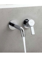 Kludi Zenta kétlyukas fali mosdócsap 230 mm, króm 382450575