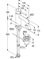 Kludi Bozz egykaros mosdócsaptelep nyílt rendszerű vízmelegítőhöz 382770576