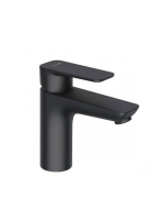 Kludi Pure&Style 100 egykaros mosdócsaptelep leeresztőszelep nélkül, matt fekete 402923975