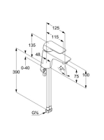 Kludi Ameo egykaros mosdócsaptelep, lefolyó garnitúra nélkül 410280575