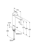 Kludi Ameo mosdócsaptelep mosdótálhoz 412980575