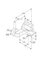 Kludi Ameo egykaros kádtöltő és zuhanycsap 414450575
