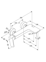 Kludi Ameo egykaros kádtöltő és zuhanycsap 416710575