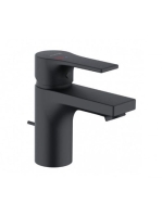 Kludi Zenta SL 75 egykaros hidegindítású mosdócsaptelep lefolyógarnitúrával, matt fekete 482633965