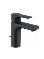 Kludi Zenta SL 100 egykaros hidegindítású ECO mosdócsaptelep lefolyógarnitúrával, matt fekete 482933965