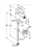 Kludi Zenta SL egykaros bidécsaptelep ECO funkcióval és lefolyógarnitúrával, króm 485300565