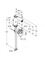 Kludi Balance egykaros króm bidécsap 522160575
