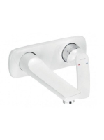 Kludi Balance falsík alatti, kétlyukas szerelésű mosdócsaptelep króm/fehér 522469175