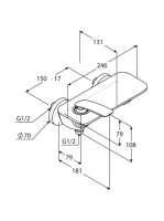 Kludi Balance egykaros zuhanycsap, króm 527100575
