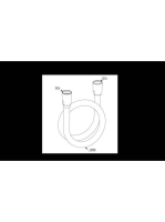 Kludi Suparaflex zuhany gégecső 1250 mm csavarodásmentes, fehér/króm 6107191-00