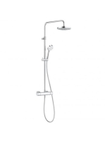 Kludi Logo thermostat dual shower system 6809505-00