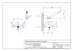 Bugnatese Kobuk 2202 - kádcsaptelep zuhanyszettel