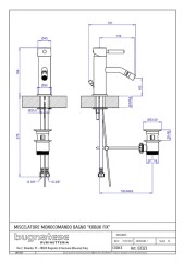 Bugnatese Kobuk Fix 2323 - bidet csaptelep leeresztővel