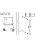 Kolpa San Pulsar TV2D/S 100/K-L balos zuhanyajtó 512990