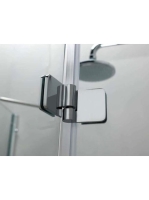 Kolpa San Atlas TKP 90/K íves zuhanykabin 90x200 átlátszó üveg, króm profil 560220