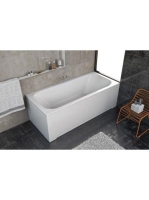 Kolpa San Destiny beépíthető fürdőkád le-és túlfolyóval 170x70 cm, fehér 571020