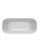 Kolpa San Pandora térben álló fürdőkád 163x68 cm, le- és túlfolyóval, fehér 593420