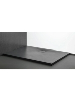 Kolpa San Moonwalk öntött műmárvány zuhanytálca 100x100 cm, lefolyófedéllel, antracit 596960