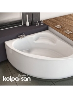 Kolpa San Royal beépíthető sarok kádtest 120x120 cm, fehér 731180