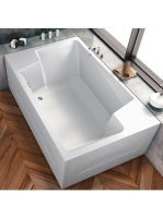 Kolpa San Nabucco kétszemélyes beépíthető akril fürdőkád 190×120 cm, fehér 740360