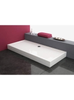 Kolpa San Flamenco előlapos akril zuhanytálca 120x90 cm, fehér 755540