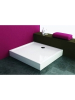 Kolpa San Flamenco előlapos akril zuhanytálca 100x100 cm, fehér 961430