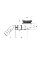 Laufen Solutions Marbond zuhanytálca szifon H2951270000001