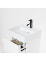 Laufen Kartell by Laufen álló egykaros mosdó csaptelep, matt titán fekete H3113310811001