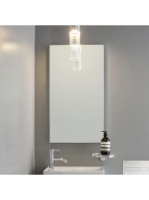 Laufen Frame 25 keretes tükör 45x82,5 cm, világítás nélkül, fényes alumínium H4474009001441