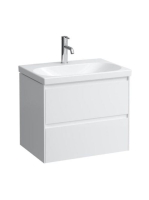 Laufen Lua kerámia mosdó 65x46 cm egy csaplyukkal, túlfolyó nélkül, fehér H8100840001561