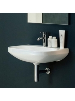 Laufen Lua kerámia mosdó 60x46 egy csaplyukkal, túlfolyó nélkül, LCC bevonattal, fehér H8110834001561