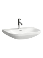 Laufen Lua kerámia mosdó 65x46 cm egy csaplyukkal és túlfolyóval, fehér H8110860001041