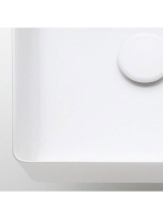 Laufen Living SaphirKeramik mosdótál 60x34 cm csaplyuk és túlfolyó nélkül, matt fekete H8114347161121