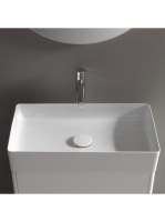 Laufen Living SaphirKeramik mosdótál 60x34 cm csaplyuk és túlfolyó nélkül, matt grafit H8114347581121