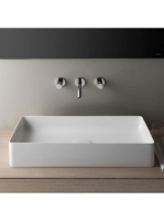 Laufen Living SaphirKeramik mosdótál 60x34 cm csaplyuk és túlfolyó nélkül, matt grafit H8114347581121