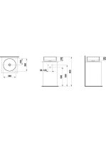 Laufen Living SaphirKeramik mosdótál 38x38 cm csaplyuk és túlfolyó nélkül, LCC bevonattal, fehér H8114354001121