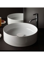 Laufen Living SaphirKeramik mosdótál 38x38 cm csaplyuk és túlfolyó nélkül, matt grafit H8114357581121