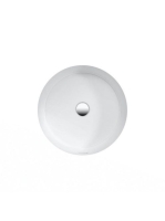 Laufen Living City alulról beépíthető kerámia mosdó 45x45,5 cm mázas alsó felülettel, csaplyuk és túlfolyó nélkül, matt fehér H8134397571551