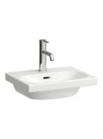 Laufen Lua kézmosó 45x35 csapfurattal és túlfolyóval H8150810001041