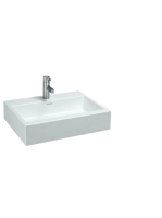 Laufen Living City kerámia mosdó 60x46 cm egy csaplyukkal és túlfolyóval, fehér H8174330001041
